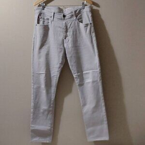 AG Adriano Goldschmied Stone Gray The Everett Slim Straight Mens Jeans 34 x 33
